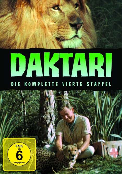 Daktari Season 4 (finale Staffel), 4 DVDs