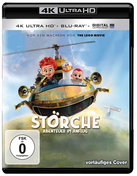 Störche - Abenteuer im Anflug (Ultra HD Blu-ray &amp; Blu-ray), 1 Ultra HD Blu-ray und 1 Blu-ray Disc