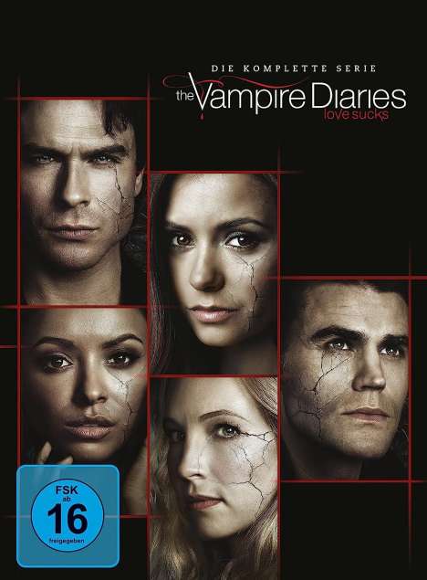 The Vampire Diaries (Komplette Serie), 40 DVDs