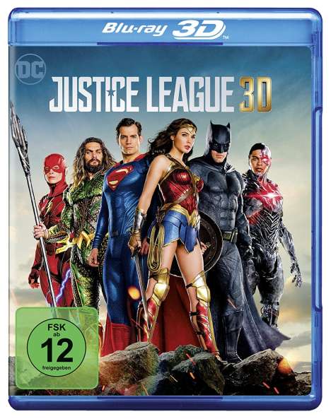 Justice League (3D Blu-ray), Blu-ray Disc