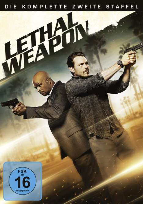 Lethal Weapon Season 2, 4 DVDs