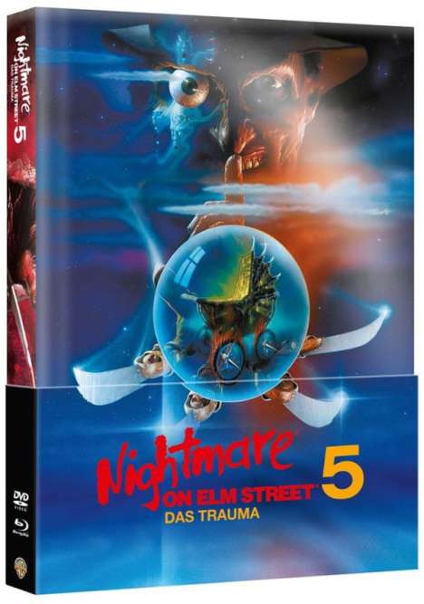 Nightmare on Elm Street 5: Das Trauma (Blu-ray &amp; DVD im wattierten Mediabook), 1 Blu-ray Disc und 1 DVD