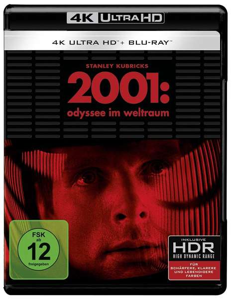 2001: Odyssee im Weltraum (Ultra HD Blu-ray &amp; Blu-ray), 1 Ultra HD Blu-ray und 2 Blu-ray Discs