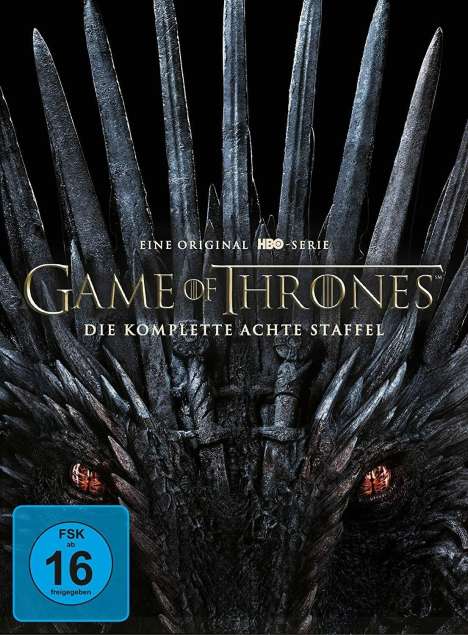 Game of Thrones Season 8 (finale Staffel), 4 DVDs