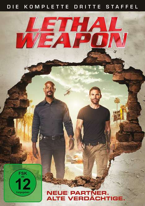 Lethal Weapon Season 3, 3 DVDs