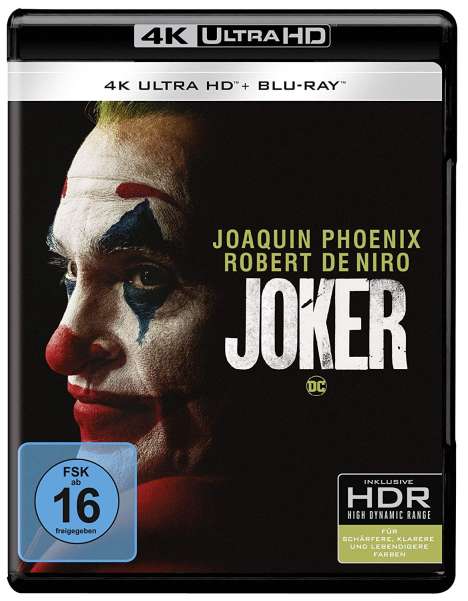 Joker (Ultra HD Blu-ray &amp; Blu-ray), 1 Ultra HD Blu-ray und 1 Blu-ray Disc