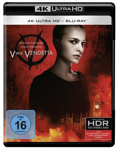 V wie Vendetta (Ultra HD Blu-ray &amp; Blu-ray), 1 Ultra HD Blu-ray und 1 Blu-ray Disc
