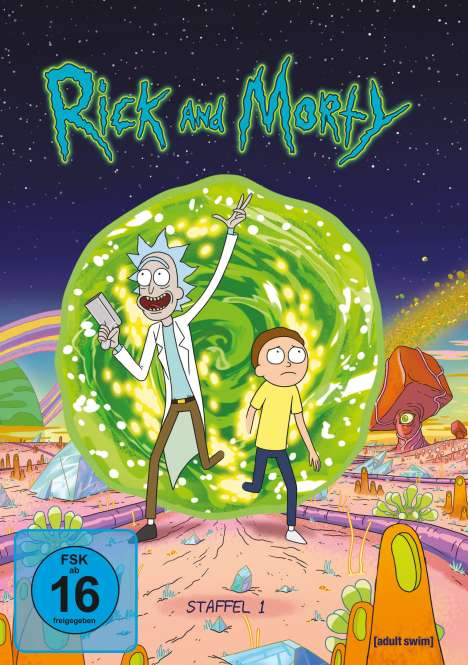 Rick and Morty Staffel 1, 2 DVDs