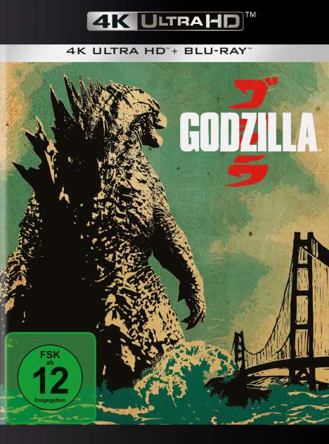 Godzilla (2014) (Ultra HD Blu-ray &amp; Blu-ray), 1 Ultra HD Blu-ray und 1 Blu-ray Disc