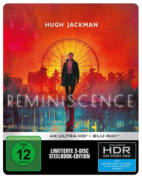 Reminiscence: Die Erinnerung stirbt nie (Ultra HD Blu-ray &amp; Blu-ray im Steelbook), 1 Ultra HD Blu-ray und 1 Blu-ray Disc