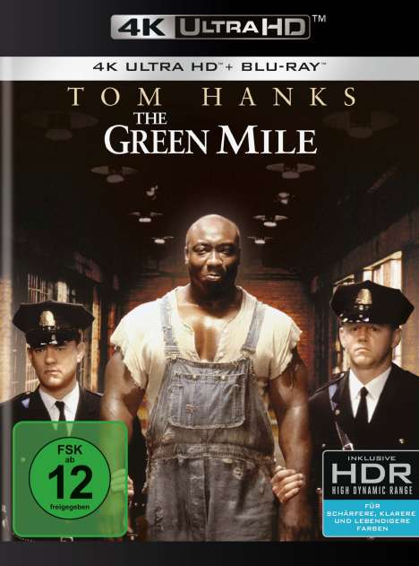 The Green Mile (Ultra HD Blu-ray &amp; Blu-ray), 1 Ultra HD Blu-ray und 1 Blu-ray Disc