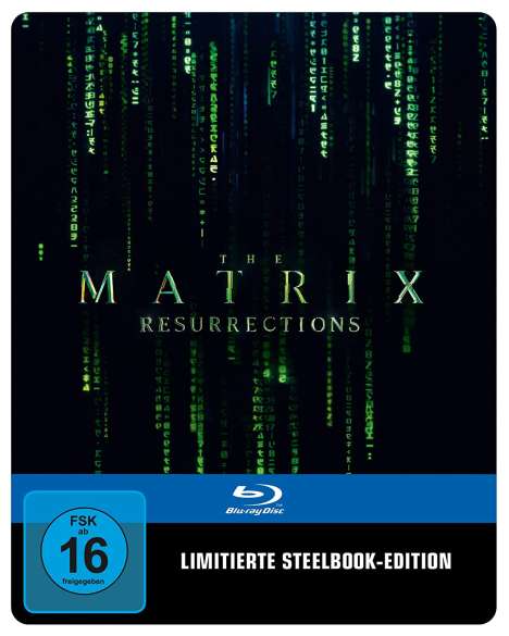 Matrix Resurrections (Blu-ray im Steelbook), Blu-ray Disc