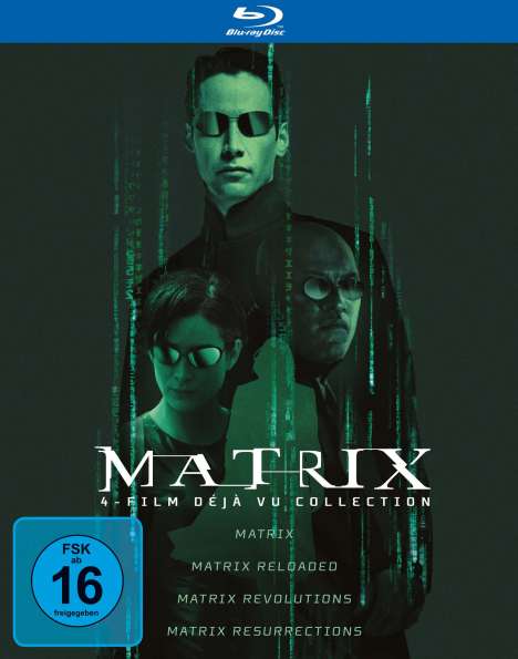 The Matrix 4-Film Déjà Vu Collection (Blu-ray), 4 Blu-ray Discs