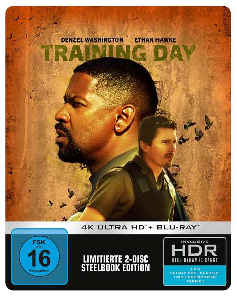 Training Day (Ultra HD Blu-ray &amp; Blu-ray im Steelbook), 1 Ultra HD Blu-ray und 1 Blu-ray Disc