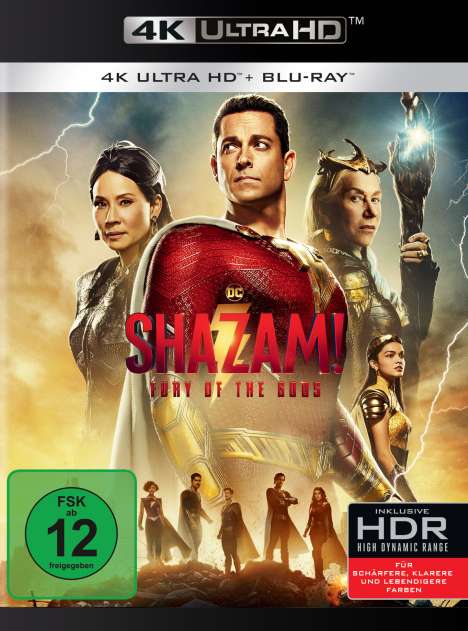 Shazam! Fury of the Gods (Ultra HD Blu-ray &amp; Blu-ray), 1 Ultra HD Blu-ray und 1 Blu-ray Disc