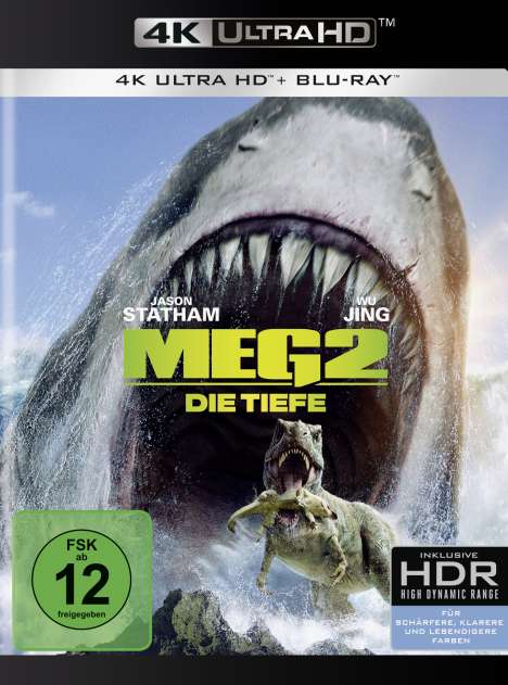 Meg 2: Die Tiefe (Ultra HD Blu-ray &amp; Blu-ray), 1 Ultra HD Blu-ray und 1 Blu-ray Disc