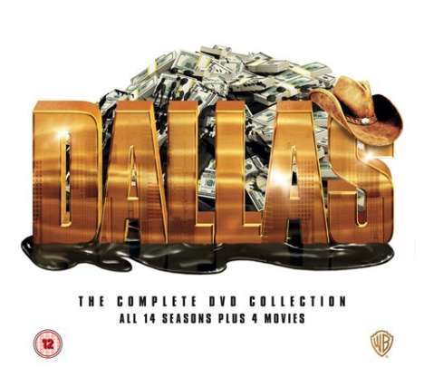 Dallas Season 1-14 &amp; Four Movies (UK Import), 105 DVDs