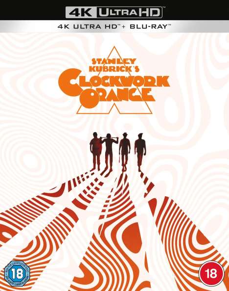 A Clockwork Orange (Ultra HD Blu-ray &amp; Blu-ray) (UK Import mit deutscher Tonspur), 1 Ultra HD Blu-ray und 1 Blu-ray Disc