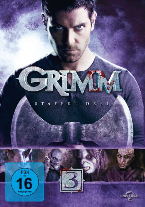 Grimm Staffel 3, 6 DVDs