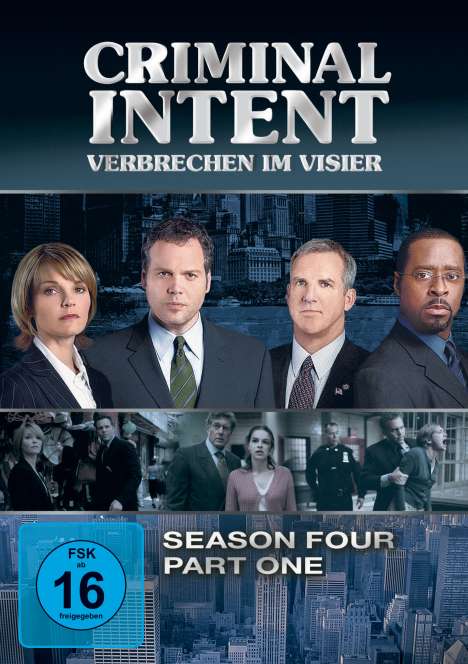 Criminal Intent Season 4 Box 1, 3 DVDs