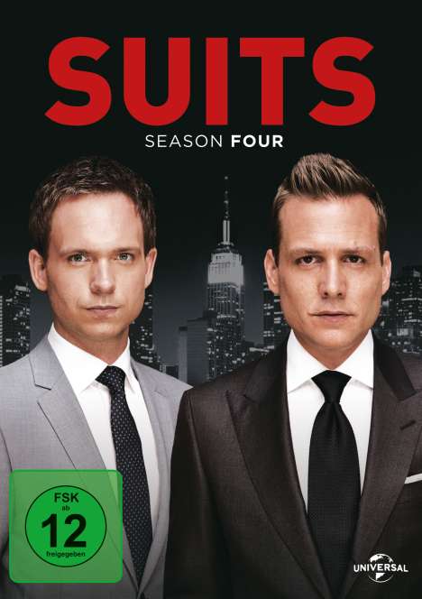 Suits Season 4, 4 DVDs
