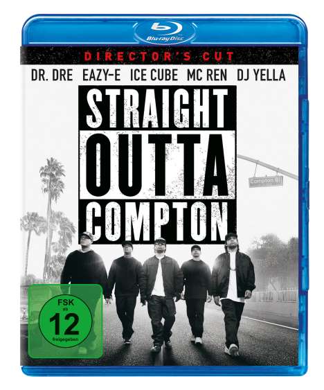 Straight Outta Compton (Director's Cut) (Blu-ray), Blu-ray Disc