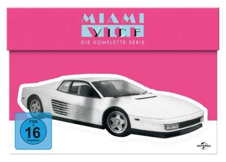 Miami Vice (Komplette Serie), 30 DVDs