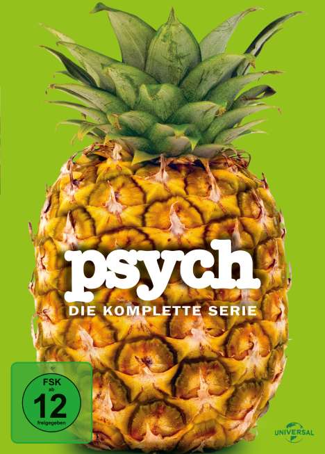Psych (Komplette Serie), 31 DVDs