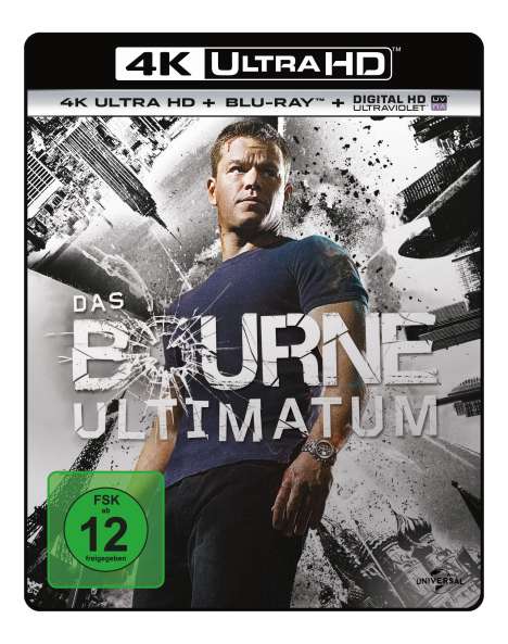Das Bourne Ultimatum (Ultra HD Blu-ray &amp; Blu-ray), 1 Ultra HD Blu-ray und 1 Blu-ray Disc