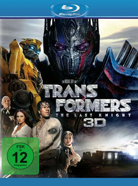 Transformers 5: The Last Knight (3D &amp; 2D Blu-ray), 3 Blu-ray Discs