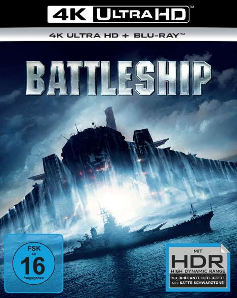 Battleship (Ultra HD Blu-ray &amp; Blu-ray), 1 Ultra HD Blu-ray und 1 Blu-ray Disc