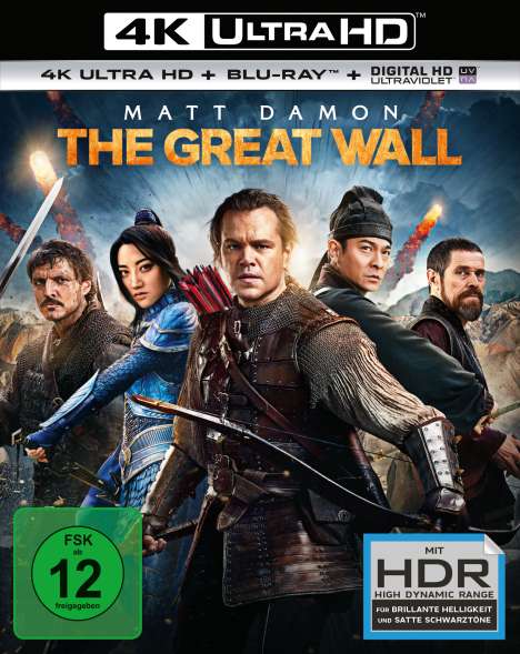 The Great Wall (Ultra HD Blu-ray &amp; Blu-ray), 1 Ultra HD Blu-ray und 1 Blu-ray Disc