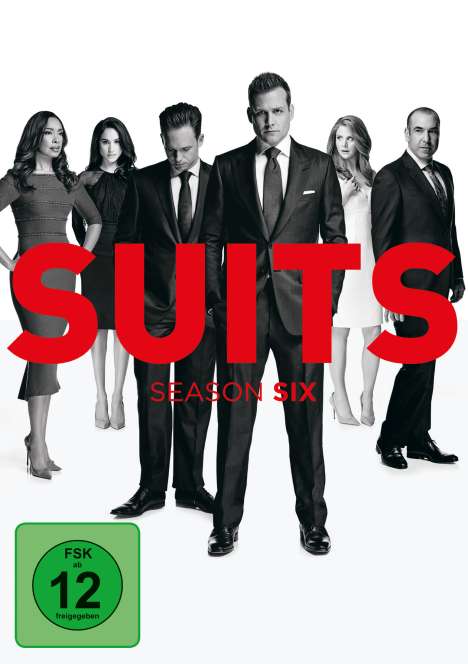 Suits Season 6, 4 DVDs