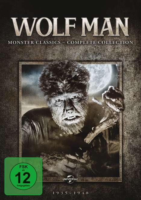 The Wolf Man: Monster Classics (Complete Collection), 6 DVDs
