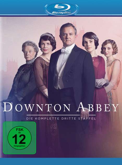 Downton Abbey Staffel 3 (neues Artwork) (Blu-ray), 3 Blu-ray Discs