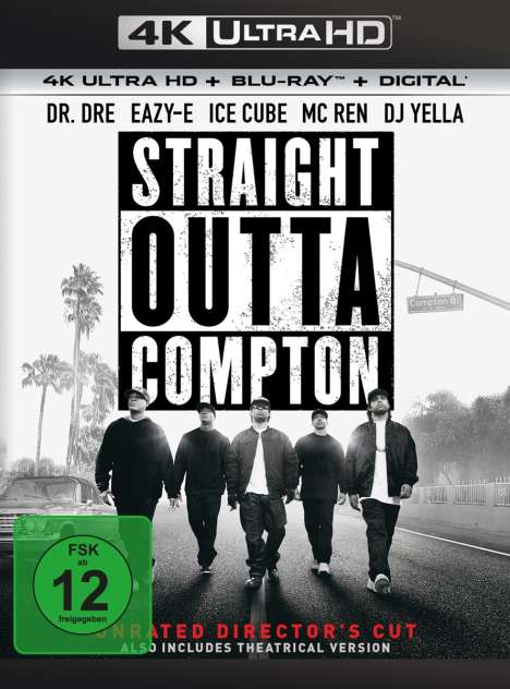 Straight Outta Compton (Director's Cut) (Ultra HD Blu-ray &amp; Blu-ray), 1 Ultra HD Blu-ray und 1 Blu-ray Disc