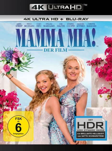 Mamma Mia! (Ultra HD Blu-ray &amp; Blu-ray), 1 Ultra HD Blu-ray und 1 Blu-ray Disc