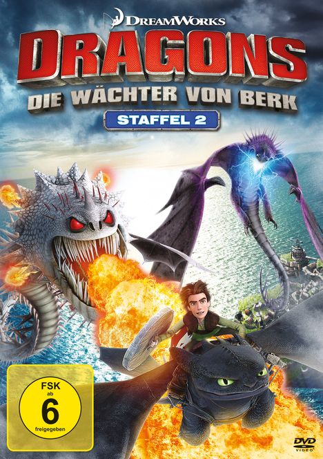 Dragons Staffel 2: Die Wächter von Berk Vol. 1-4, 4 DVDs
