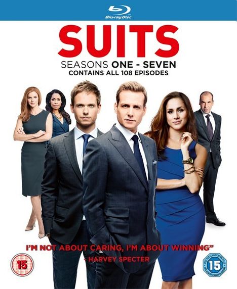 Suits Season 1-7 (Blu-ray) (UK Import), Blu-ray Disc