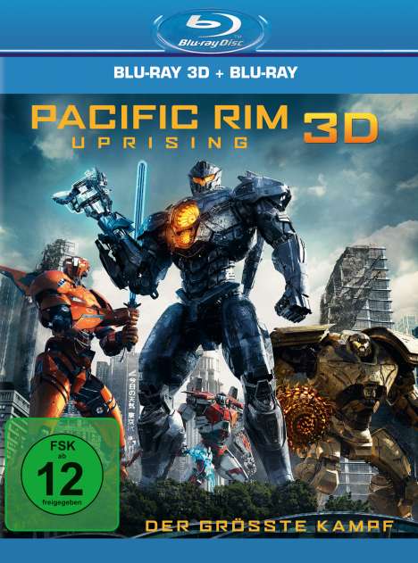 Pacific Rim: Uprising (3D &amp; 2D Blu-ray), 2 Blu-ray Discs