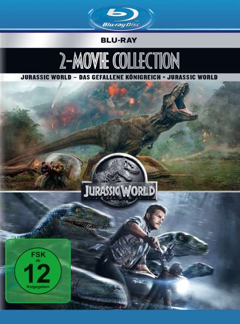 Jurassic World 1 &amp; 2 (Blu-ray), 2 Blu-ray Discs