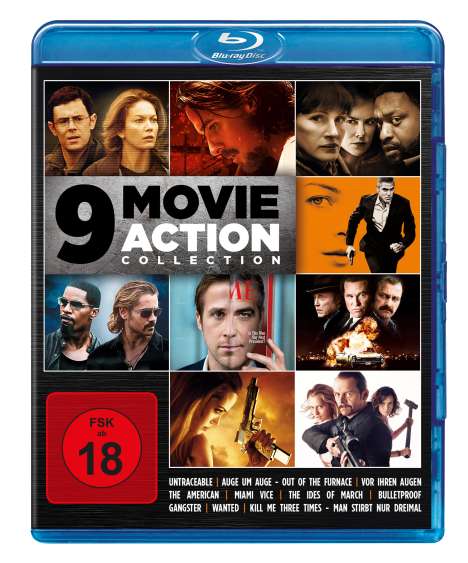 9 Movie Action Collection (Blu-ray), 3 Blu-ray Discs