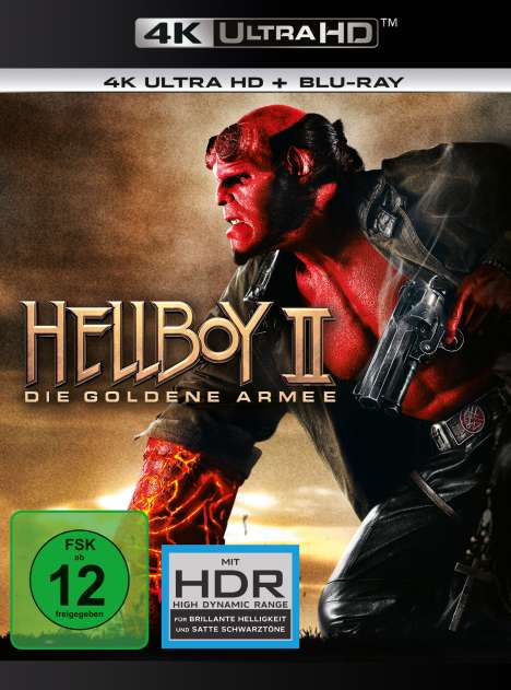 Hellboy 2: Die goldene Armee (Ultra HD Blu-ray &amp; Blu-ray), 1 Ultra HD Blu-ray und 1 Blu-ray Disc