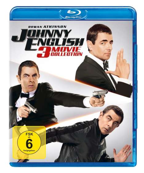 Johnny English 3 Movie Collection (Blu-ray), 3 Blu-ray Discs
