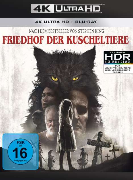 Friedhof der Kuscheltiere (2019) (Ultra HD Blu-ray &amp; Blu-ray), 1 Ultra HD Blu-ray und 1 Blu-ray Disc