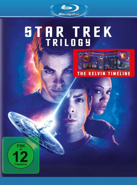 Star Trek - 3 Movie Collection (Blu-ray), 3 Blu-ray Discs