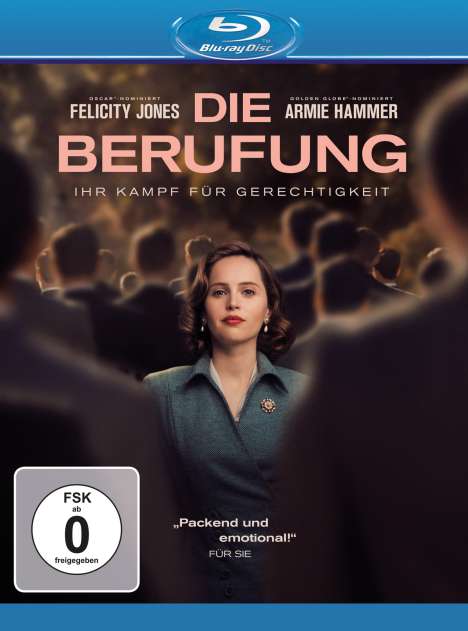 Die Berufung - Ihr Kampf um Gerechtigkeit (Blu-ray), Blu-ray Disc