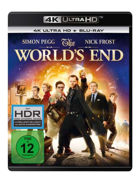 The World's End (Ultra HD Blu-ray &amp; Blu-ray), 1 Ultra HD Blu-ray und 1 Blu-ray Disc