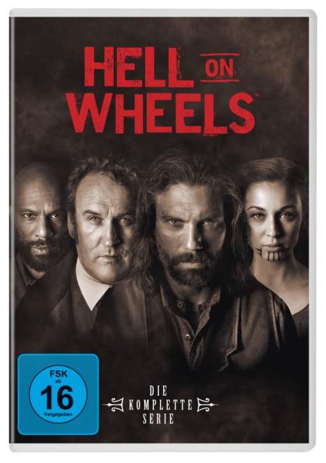 Hell on Wheels (Komplette Serie), 17 DVDs