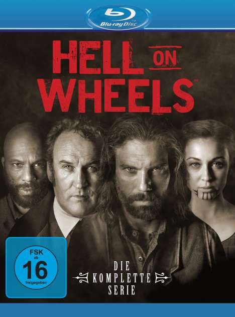 Hell on Wheels (Komplette Serie) (Blu-ray), 17 Blu-ray Discs